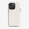 Minimalist dot pattern design phone case suitable for iPhone17 16 15 14 13 12 11Pro/Max/Plus anti drop and shockproof back cover