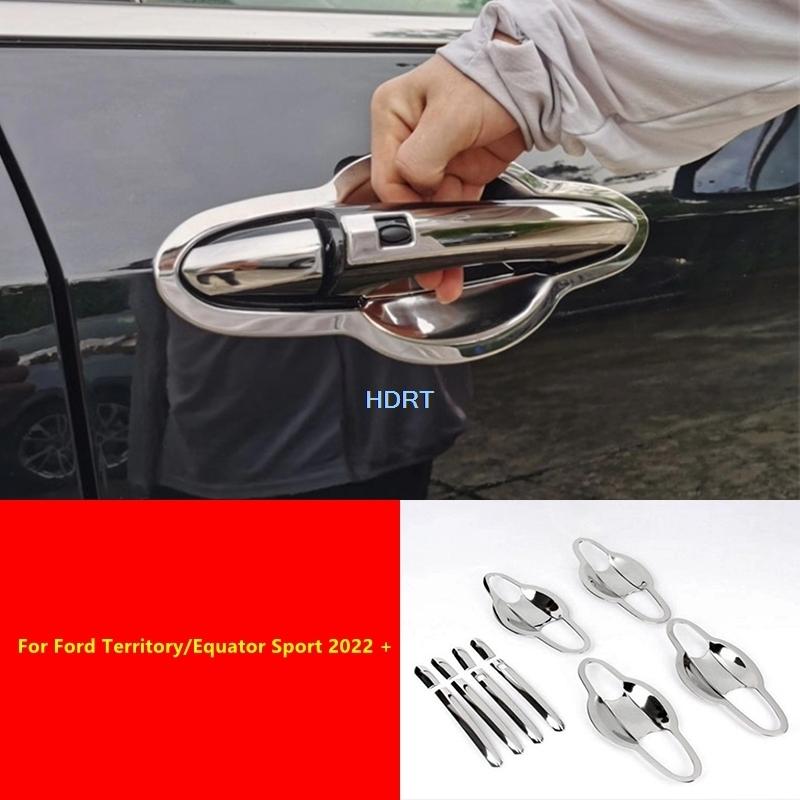 Fit For Ford Territory/Equator Sport + Car Door Bowl Handle Cover Styling Protector Decoration Accessories Exterior Sticker