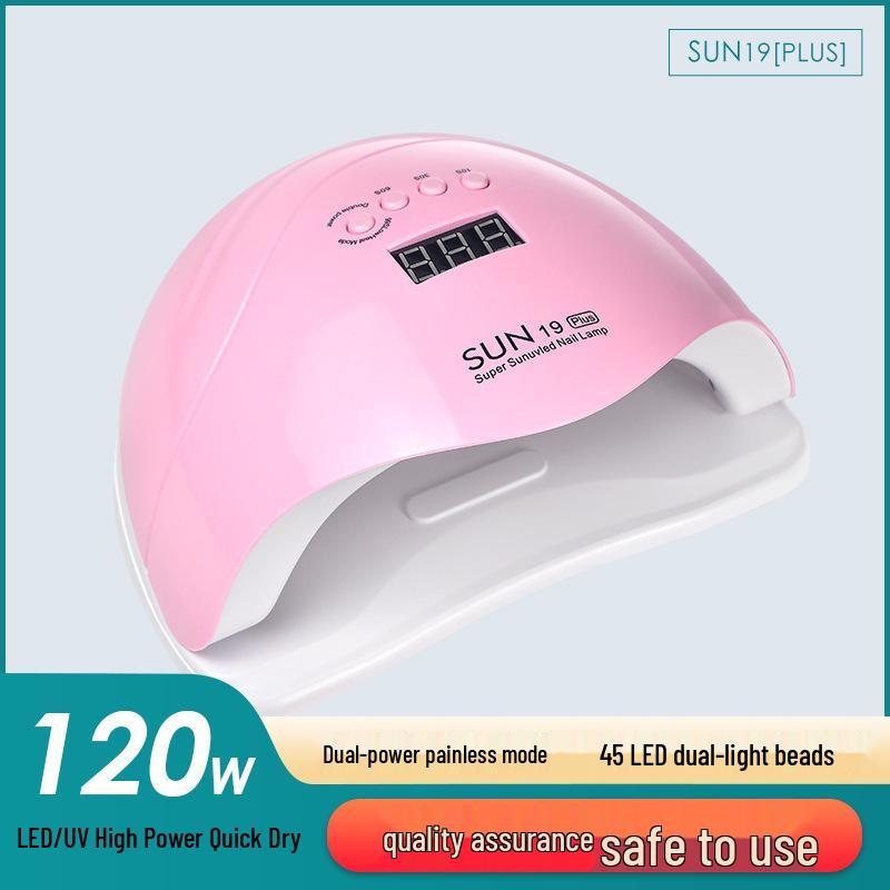 

120W LED Nail Salon Lamp for Gel Polish and Light Therapy