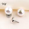 Removable Clothing Buttons 5Pcs Fake Pearl for Clothing, Decorative Brooch Pins, No Instant Fabric Fixer Sew Safety Pins Shirt Neckline Embellishment,