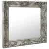 VidaXL Miroir mural style baroque 60x60 cm Argenté 320334
