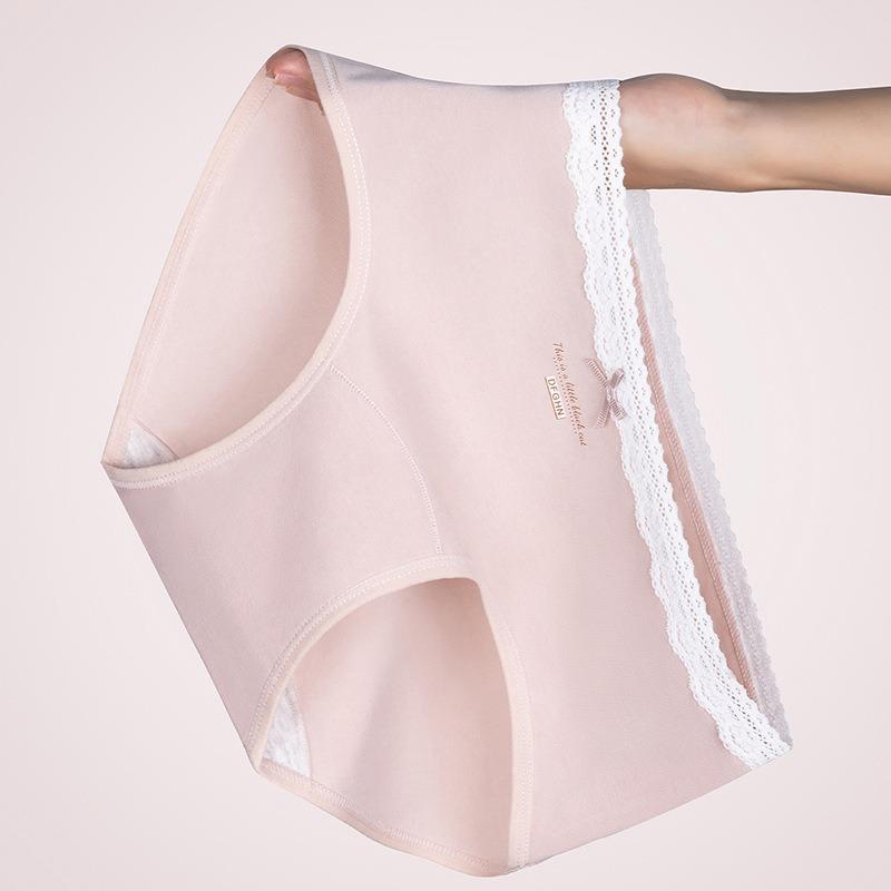 Women S Cotton High Waist Triangle Underwear 10a Antibacterial Full Cotton Gusset