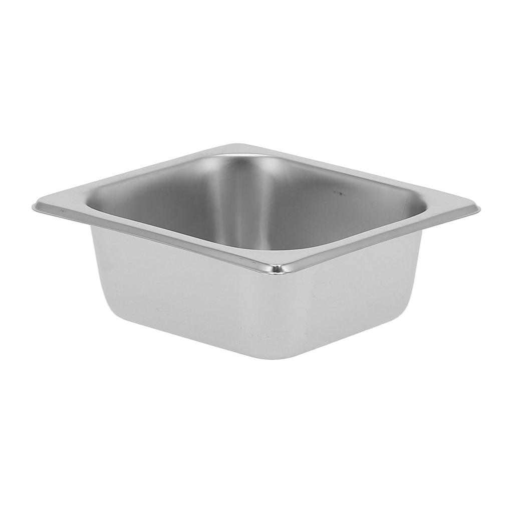 Edelstahlbecken, Futternapf, Buffetbecken, isoliertes Thekenbecken für Mahlzeiten in Kantinen zu Hause, Hotels