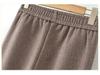 Mom's Spring Casual Elastic Waist Loose Straight-Leg Pants for Middle-Aged and Elderly Women