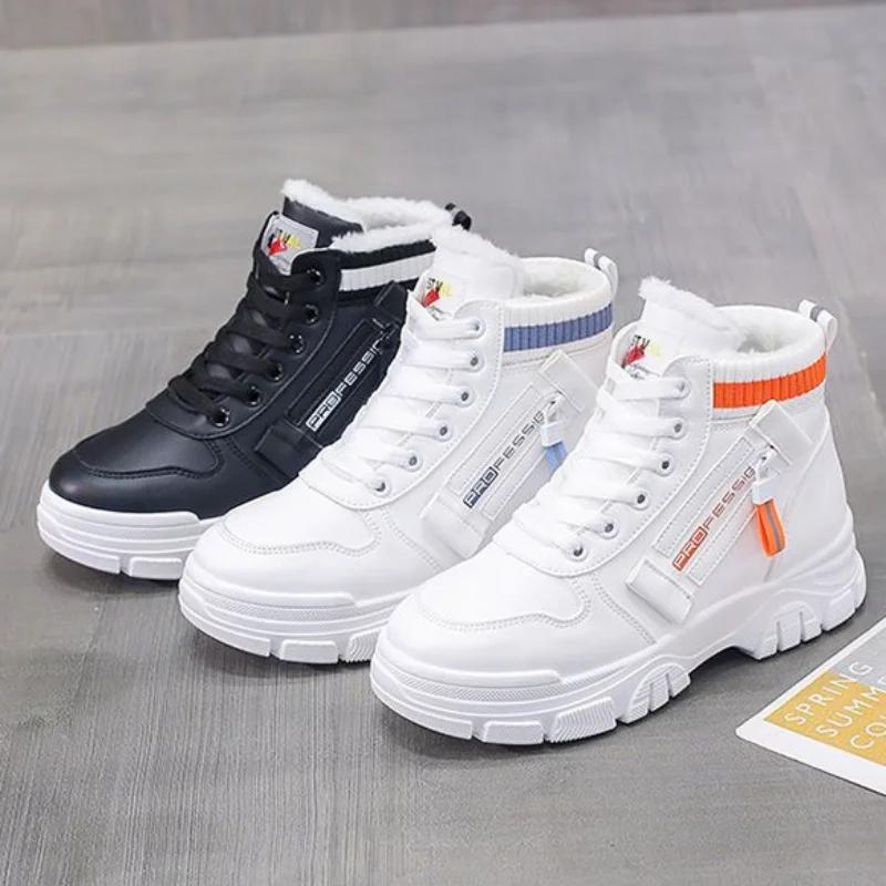 Fashion With Laces Booties Shoes for Woman Elegant Medium Heels Lace-up Women's Ankle Snow Boots Hot Comfortable Spring 2024 Trend Pu 39