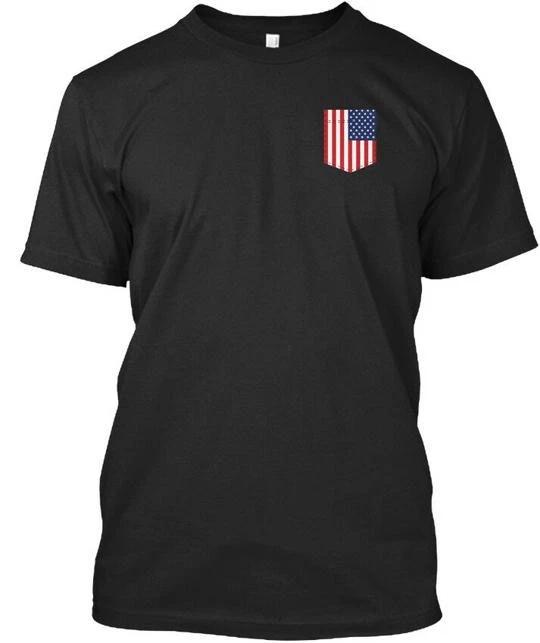 

Футболка с нагрудным карманом и флагом США Сделано в США Размеры от S до 5XL 4XL