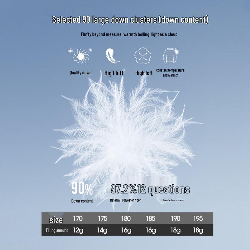 Yalu Men's Winter Warm Duck Down Trousers