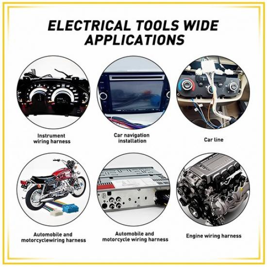 41x Extractor Pin Tool Terminal Ejector Connector Removal Set + Protective Bag
