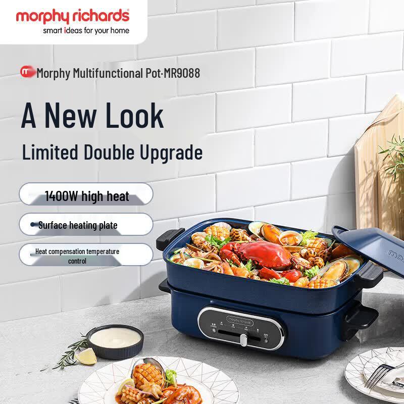 Morphyrichards Multifunction Electric Cooking Pot CN plug (adapter included)