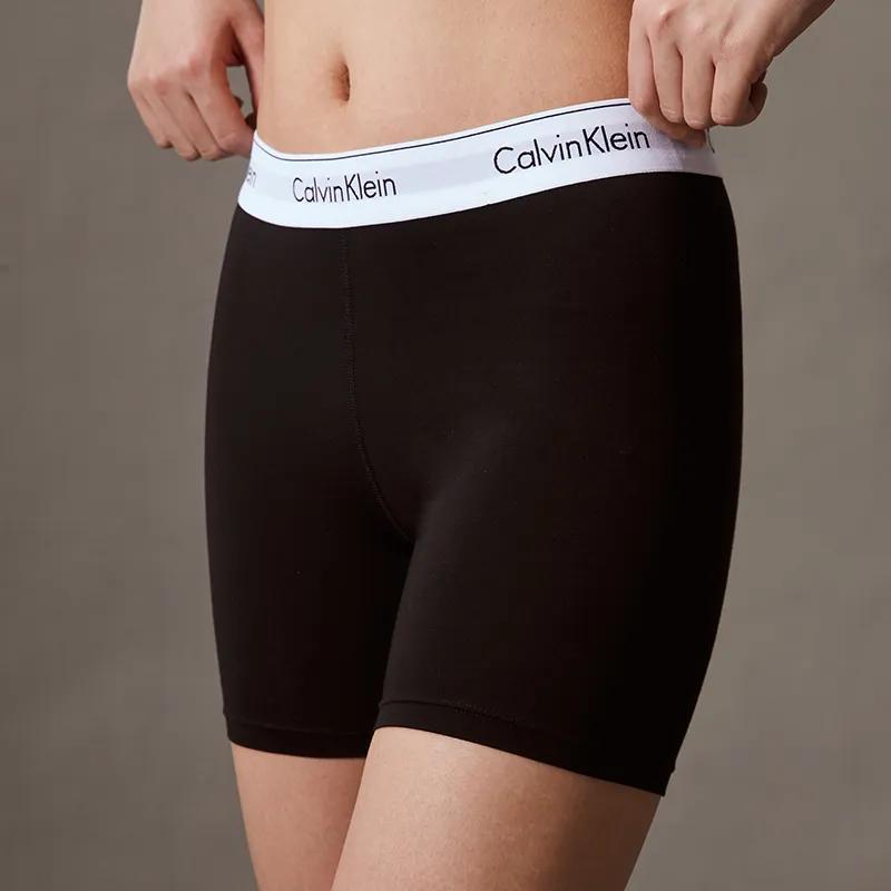 Calvin Klein Denim Series Modern Elastic Waistband Wearable Outside Safety Shorts for Women