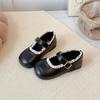 2026 Spring Children's Soft-Soled Leather Shoes - Baby Princess Lace Trim Shoes for Toddlers and Kids - Fashionable Flats