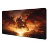 Magische Riesen-Feuerdrachen-Mauspad Schreibtischmatte XXL Gaming-Matte Gamer PC-Zubehör Tastatur-Erweiterungsmatte Gummi Anti-Rutsch