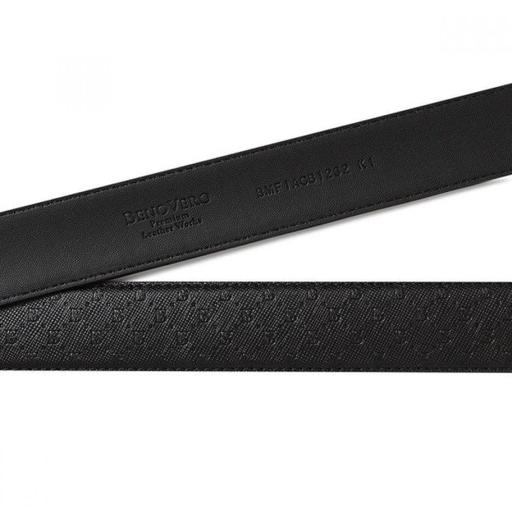 Benovero Men S Monogram Texture Automatic Belt Bmf1acb1232k1