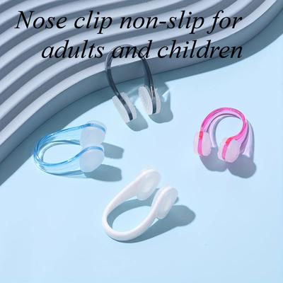 2Pcs Swimming Nose Clip Professional Swimming Training Anti-choking Comfortable Waterproof and Non-slip Nose Clip Accessories