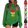 Sweat à capuche de Noël léger à manches longues pour femme