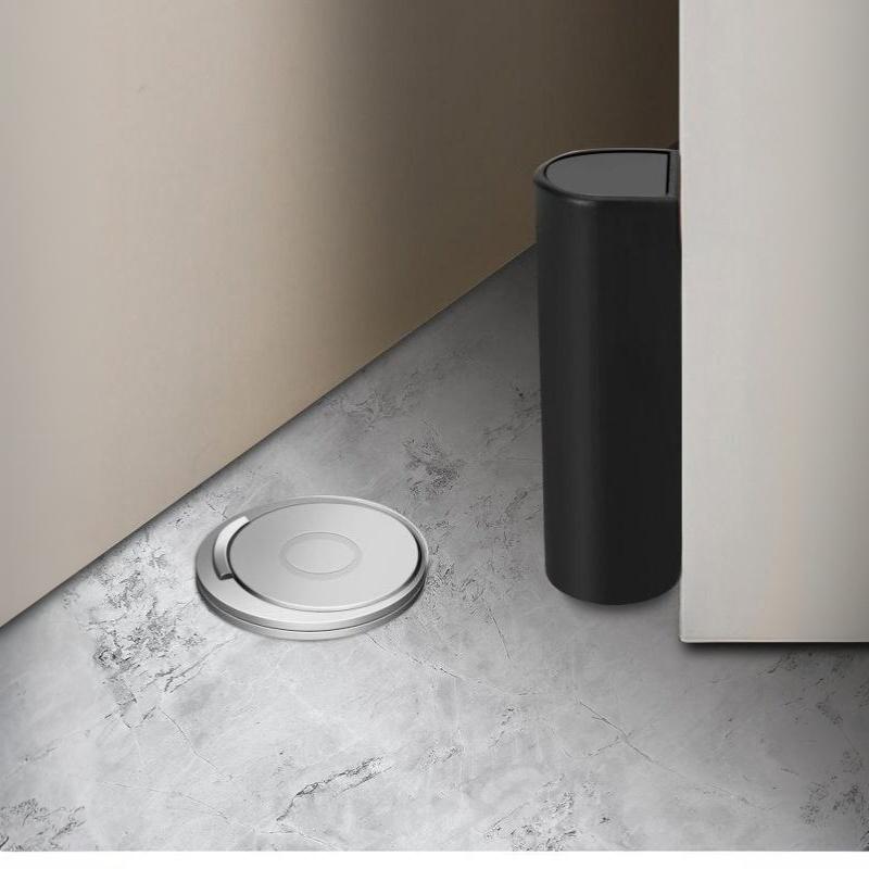 Magnetic Hidden Door Stopper Anti-Fade Paint No Drill Wall Bumper for Home Living Room Furniture Protector