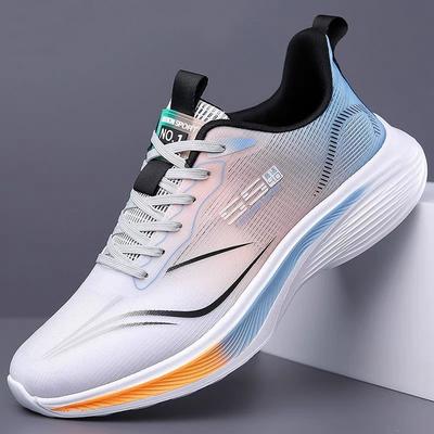 Men's Shoes 2025 Running Shoes Autumn New Mesh Breathable Sports Shoes Versatile Casual Lightweight Soft Sole Shock-absorbing Running Shoes
