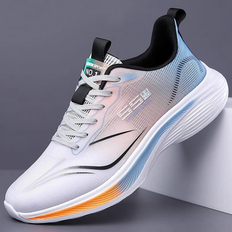 Men's shoes 2025 running shoes autumn new mesh breathable sports shoes versatile casual lightweight soft sole shock-absorbing running shoes