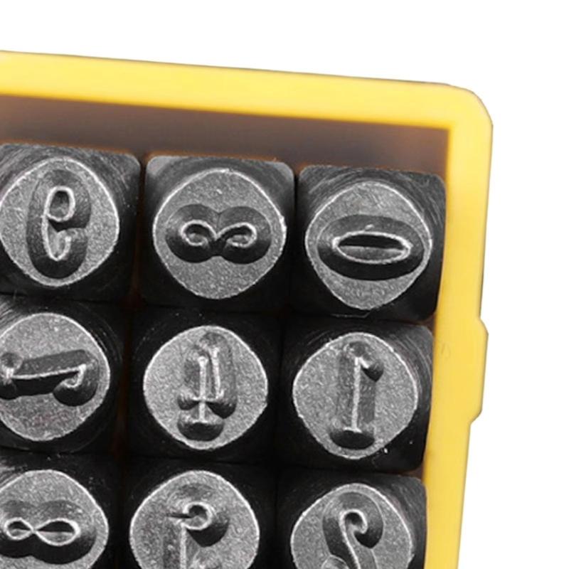 3mm Metal Number/Letter Stamper Metal Leather Punching Tool For Leather Embossing Jewelry Making Leather Stamping Tool