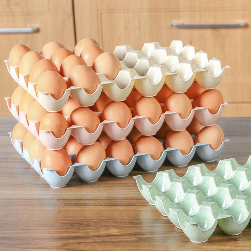Egg Storage Rack Multi Layer Kitchen Organizer Easy Clean Egg Tray for Home Refrigerator Use