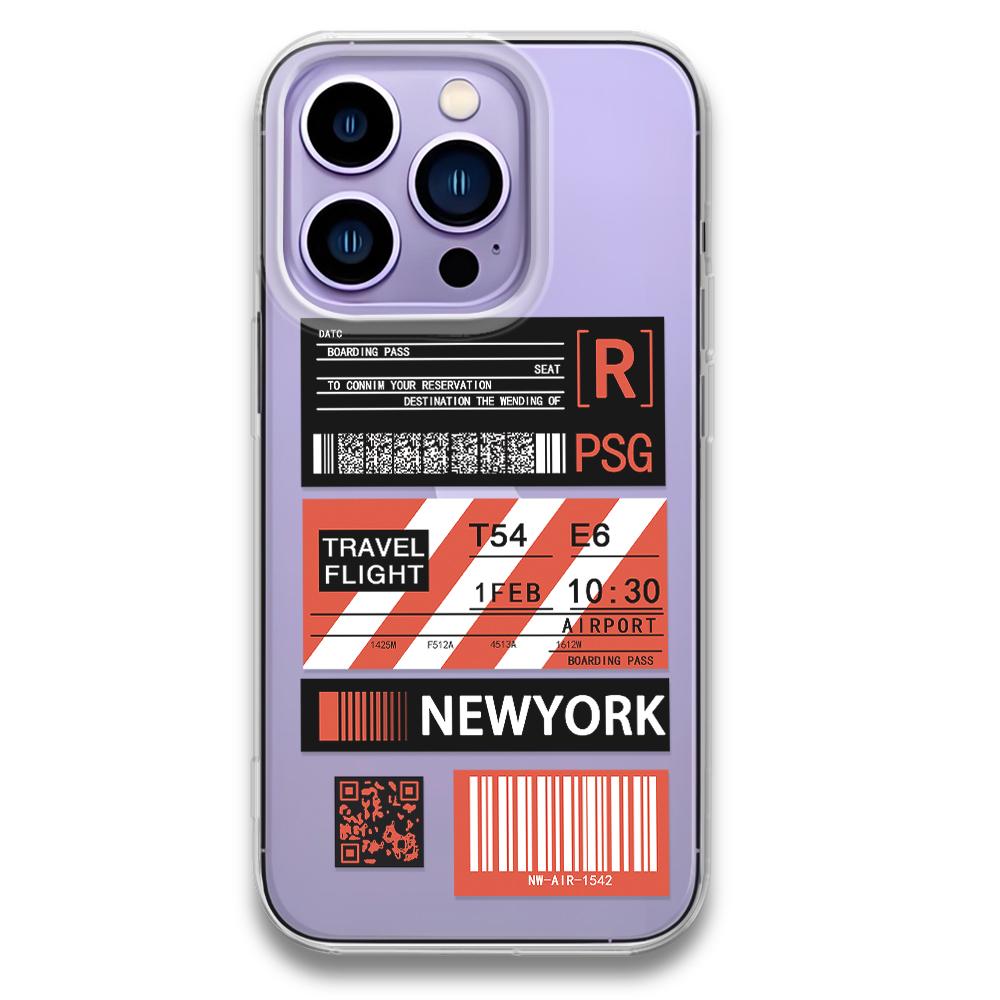 Personality tag For iPhone 16 15 14 11 12 13 Pro Max XS XR 8 7 Plus Transparent Case Cover 16E