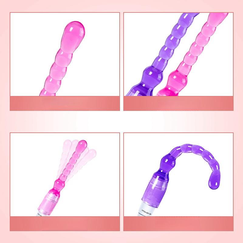 Anus Backyard Beads Anal Balls Long Anal Plug With Vibrating Prostata Massage Butt Plug Sex Toys for Women Men Adults Products