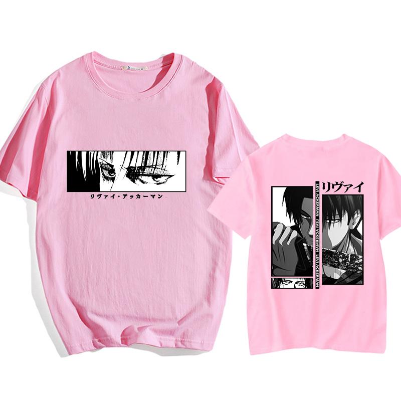 Футболка с принтом японского аниме Levi Ackerman Graphic Street Cool Y2K Harajuku Shirt Levi Ackerman T-Shirt Top Unisex 3XL