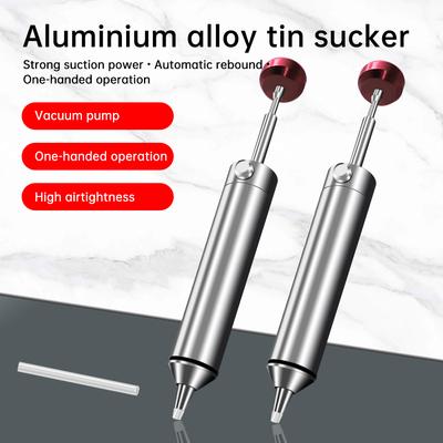 Aluminum Powerful Desoldering Pump Suction Tin Gun Soldering Sucker Pen Removal Vacuum Solder Iron Welding Repair Tool