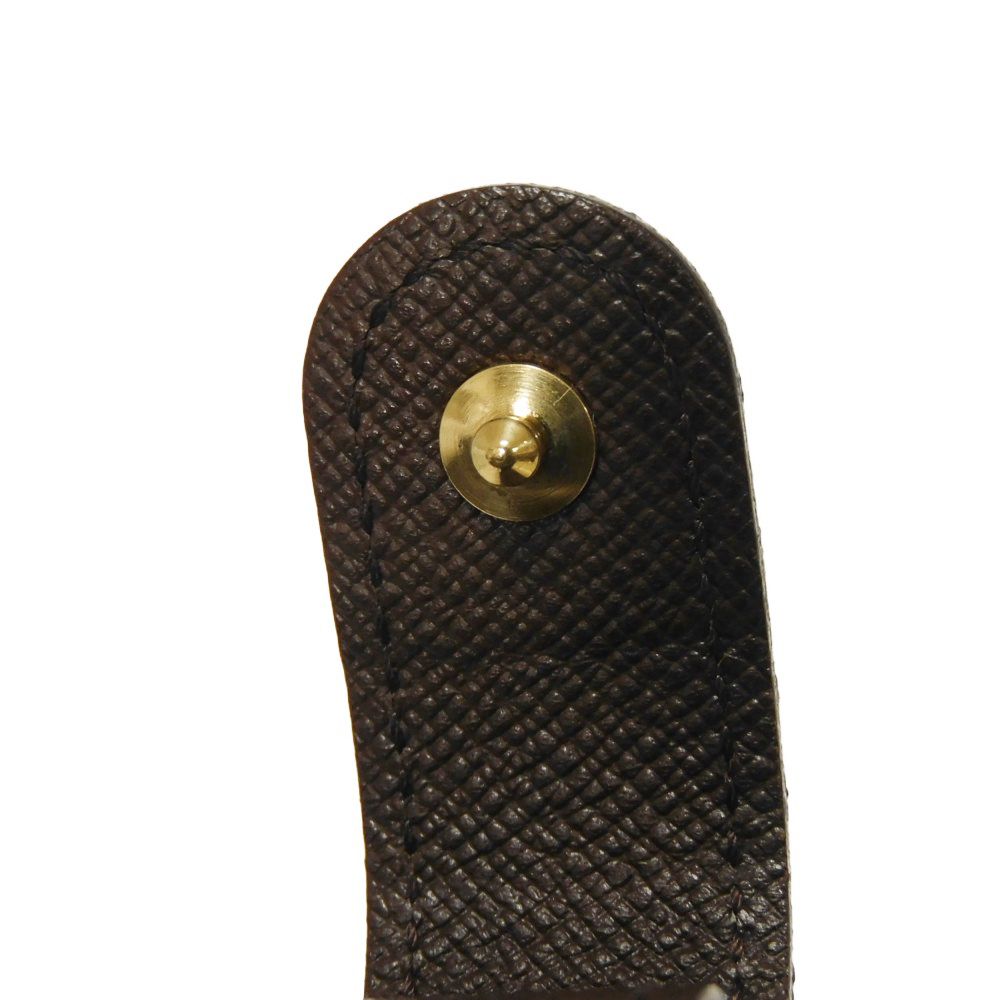 Used Louis Vuitton Damier Card Case, 12564 Agenda PM R20700 8001 Logo Brown Diary with 6 Holes and Checkered Pattern