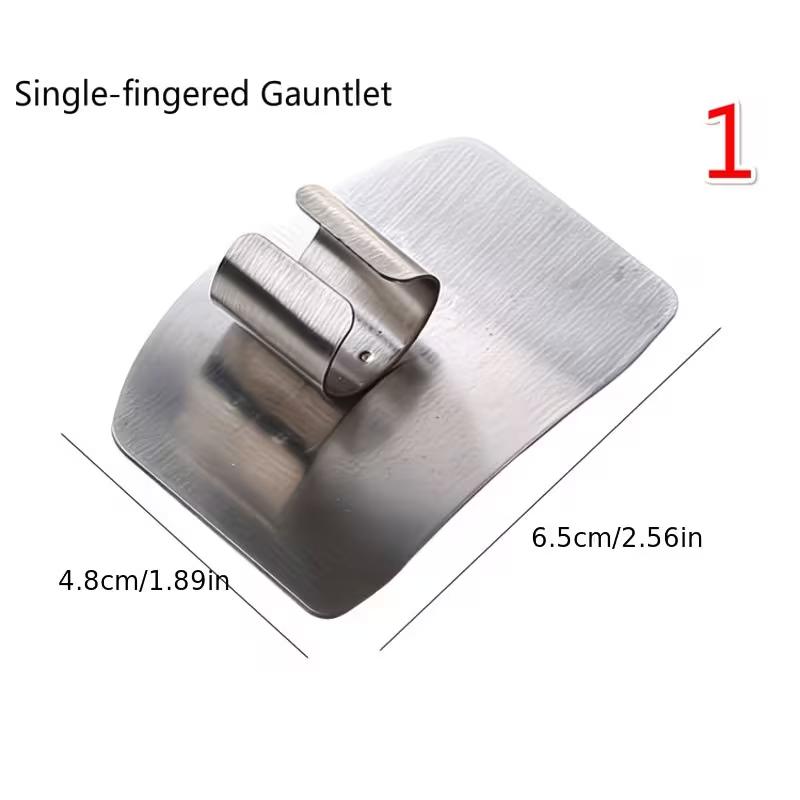 

Stainless Steel Finger Guard Kitchen Safety Finger Protector for Cutting Vegetables, Anti-Cut Food Prep Tool for Chef Knife Use & Home Cooking