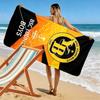 BSC Young Boys Print Beach Towel, Large Soft Quick Dry Towel for Beach Camping Swimming