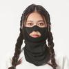 TaoTech Stretch Fit Face Cold Slimming Neck Unisex for Men and Women Silk Size Balaclava, Mask, Protection, Warmth, Face, Snowboarding, Skiing,