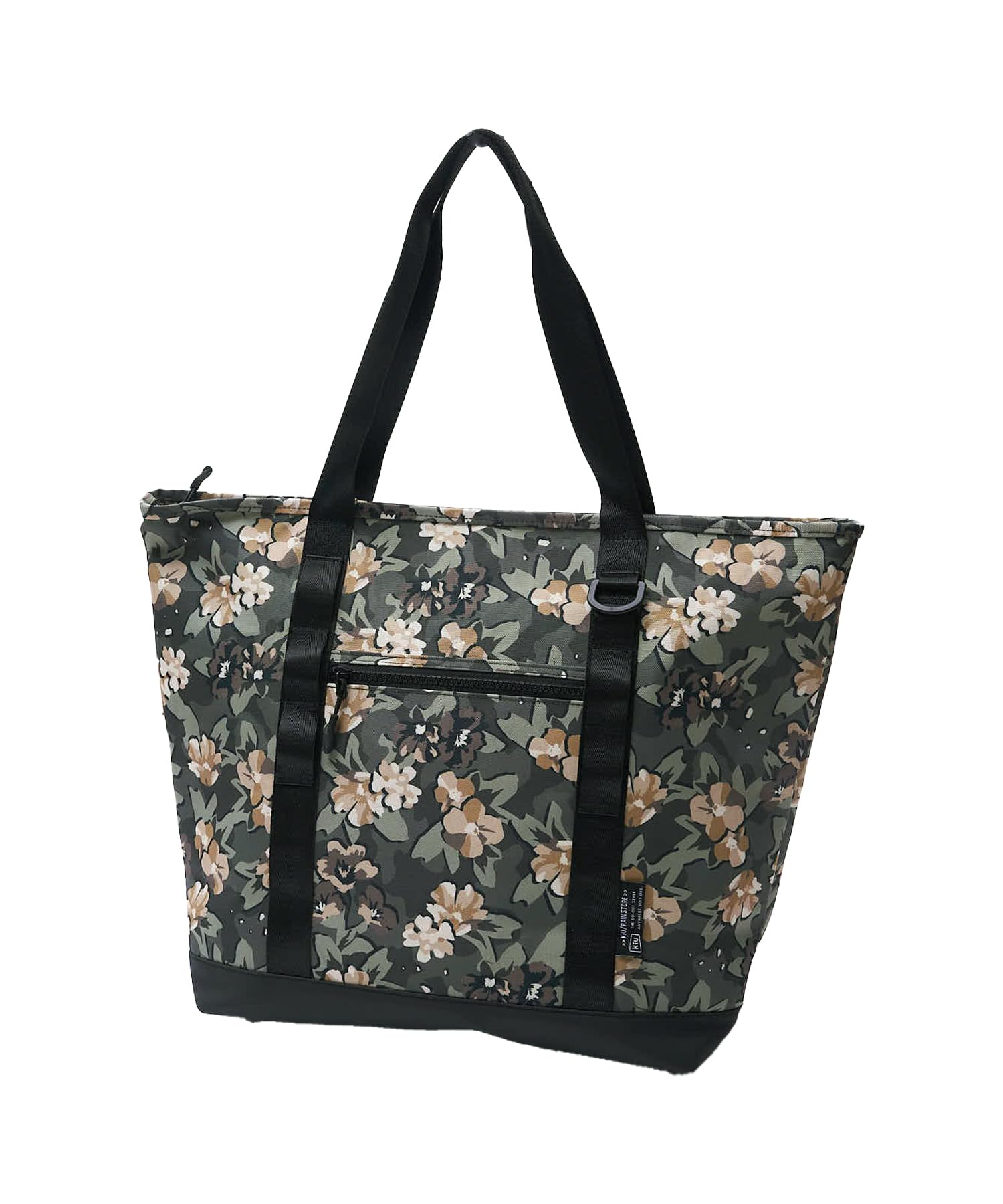 

KiU 600D Tote Bag, Waterproof, Water-Repellent, Large Capacity, Laptop Pocket, Zippered Design, Perfect for Commuting, School, or as a Diaper Bag,