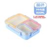 Stainless Steel 3-Compartment Lunch Box Leakproof Food Container Adults Microwave Safe Bento