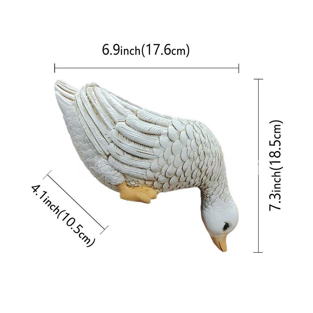 Ceramic Duck Flower Pot Decoration for Courtyard and Garden