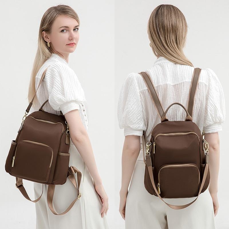 Anti-theft Schoolbag Oxford Cloth Backpack Women's Bag All Fashion Large Capacity Canvas Small Backpack