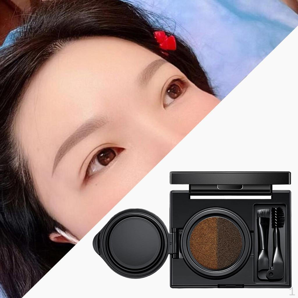 

2 цвета пудра для бровей, водостойкая, долговечная, светло-серая, темная для девочек