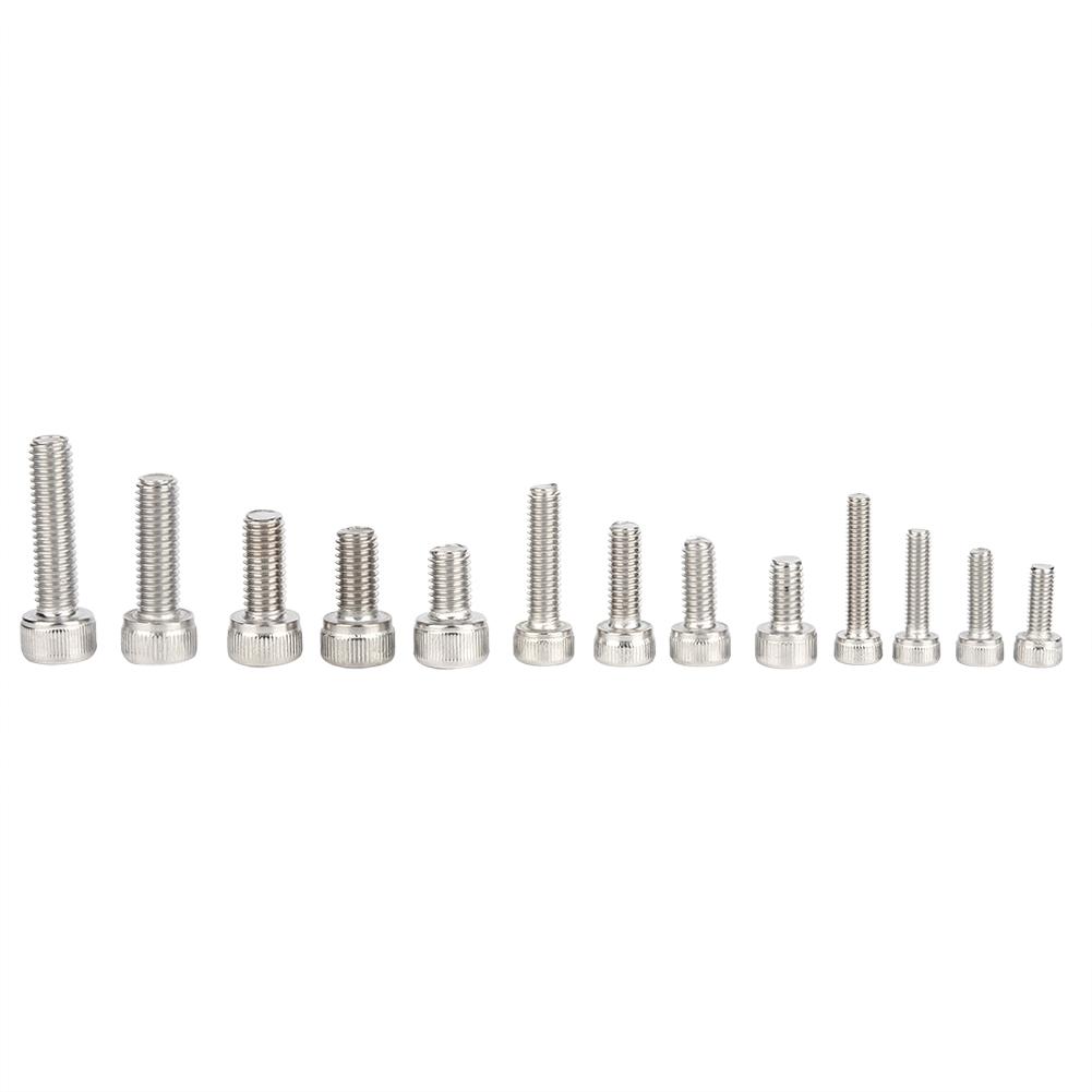 305PCs Screw Combination Set 304 Stainless Steel Hardware Fastener Power Tool Accessory