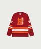 BIKE Triple B Logo Football Jersey _ Red