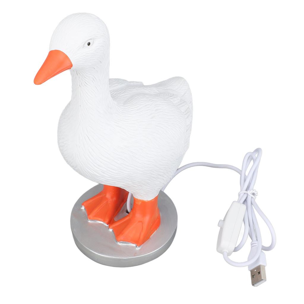 Duck Egg Lamp Creative Resin LED Funny Goose Table Lamp Night Light Home Decor for Bedroom Study