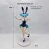 Hatsune Miku 30CM Bunny Girl Anime Figure 2D Model Ornament