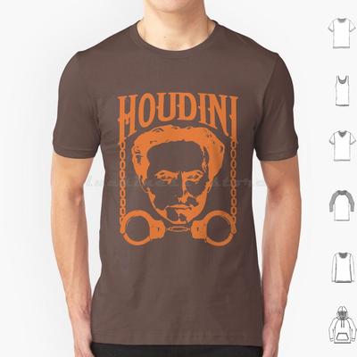 Harry Houdini Magier Harry Houdini Retro Vintage Las Vegas Zirkus Freak Zaubertricks T-Shirt 6XL Baumwolle Cooles Shirt Houdini