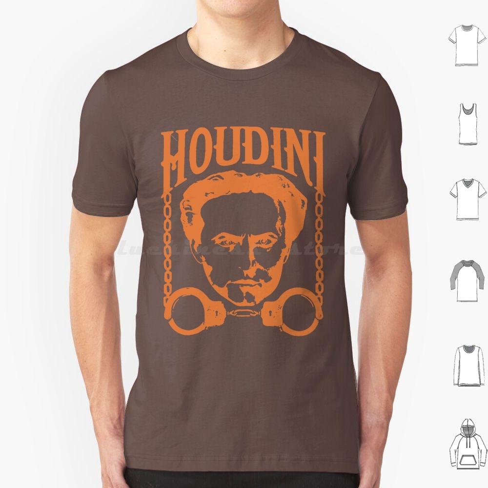 Harry Houdini Magician Harry Houdini Retro Vintage Las Vegas Circus Freak Magic Tricks T Shirt 6xl Cotton Cool Tee Houdini