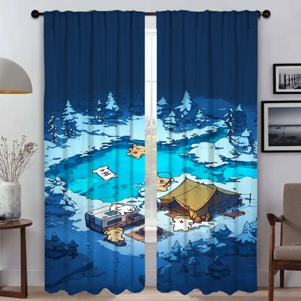 Tutu Curtains Living Room Curtain Panel Shades Halloween Decoration Partition Home Interior Kitchen Polyester Ideal For Sitting