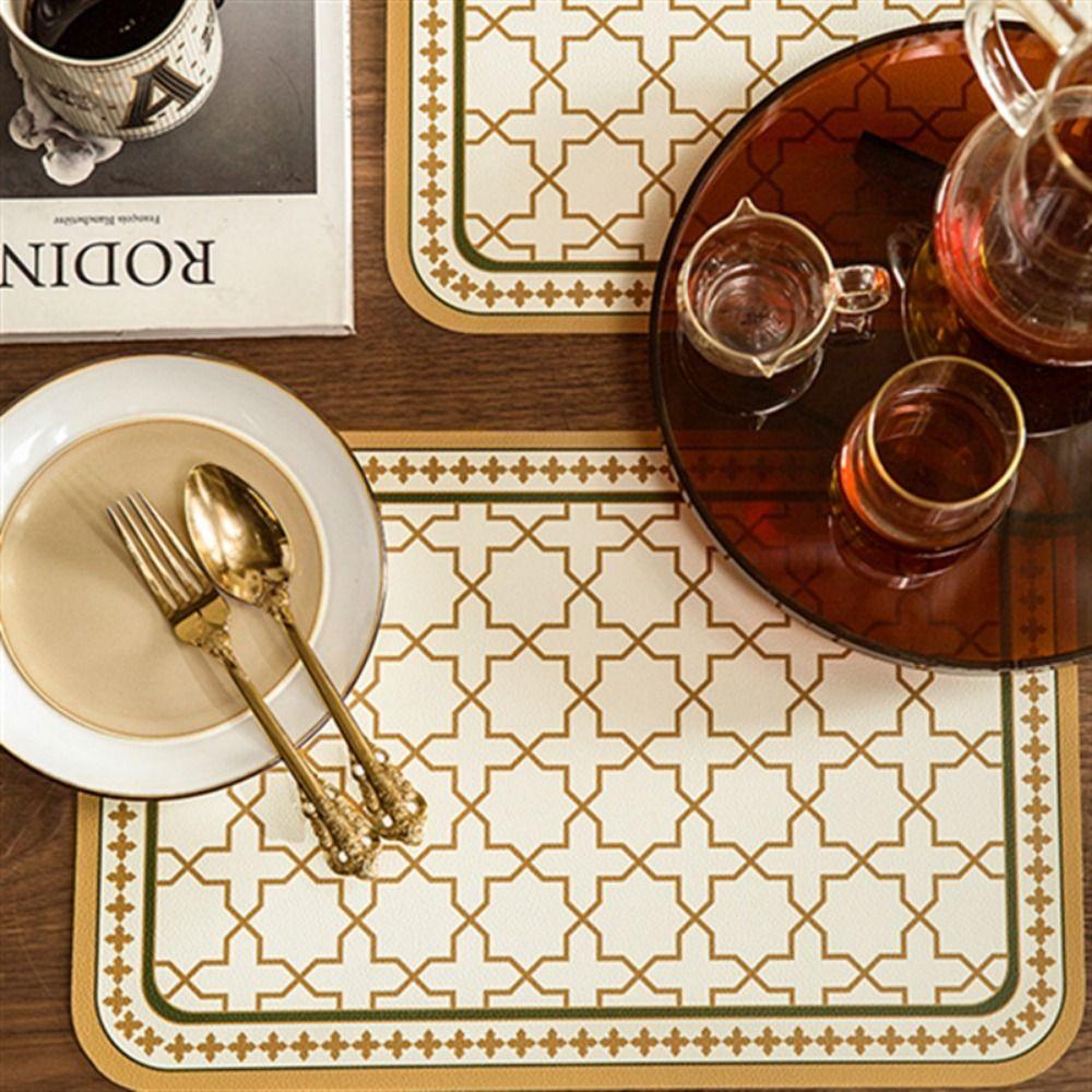 Style 2023 Household Non-Slip Heat-Resistant Waterproof Bowl Pad Placemat Coffee Cup Mat Table Mat