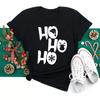 2025 Women Santa Claus Print Clothes Christmas 90s Funny Holiday Fashion Cartoon Tops Tee Shirt Ladies Female Graphic TShirt