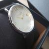 Used Coach Elliot 36mm Sunray Dial Black Leather Strap