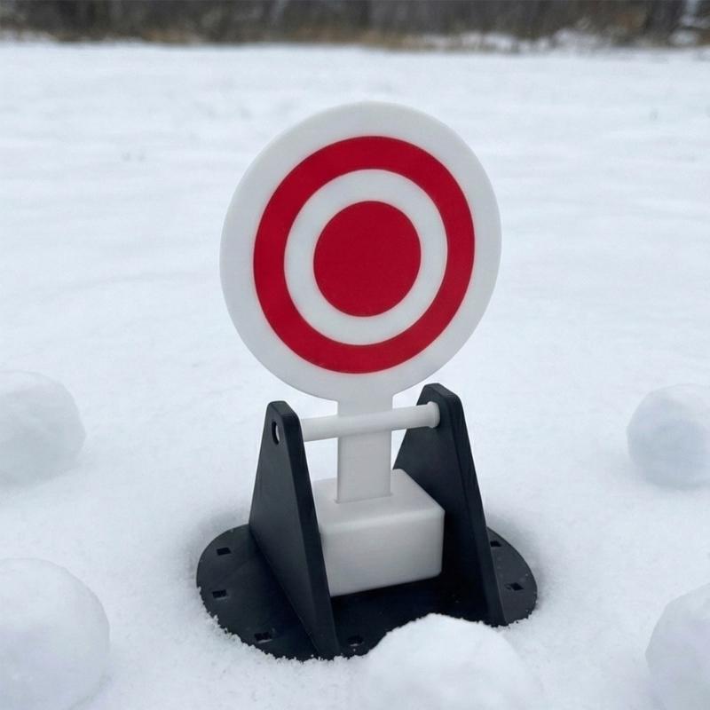 Automatic Reset Targets For Paintball Snow Ball And Airsofts Practice with Simple Assembly Selves Resetting Bright Color