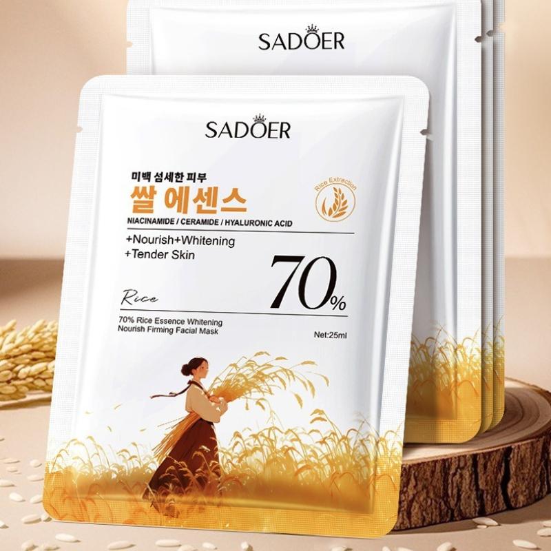 70% Rice Essence Mask, Hydrating, Moisturizing, Firming and Refreshing Mask