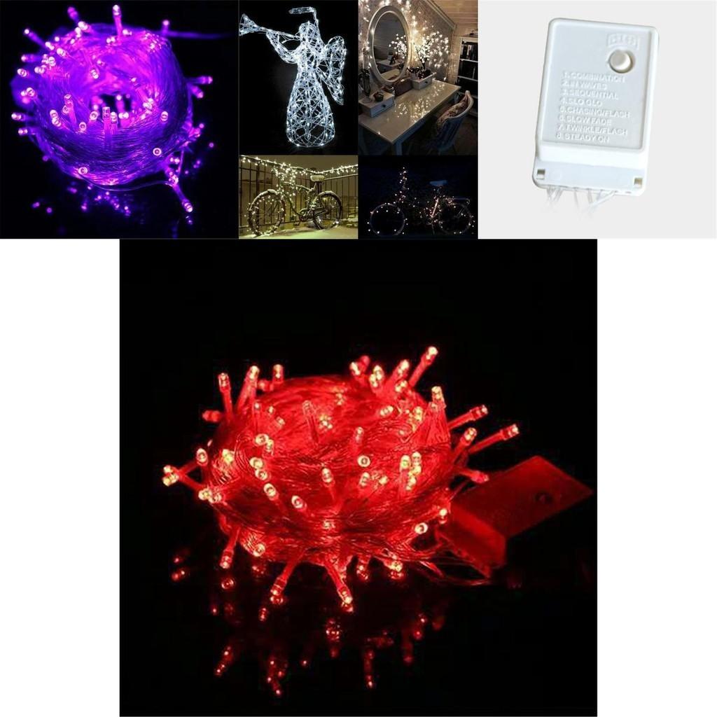 Dazzling 10m 100leds Multi-color Fairy String Lights Ideal For Weddings And Holiday Celebrations